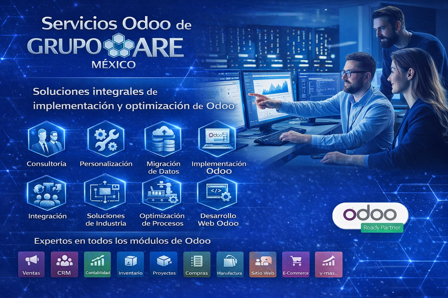 Servicios Odoo Grupo Proare