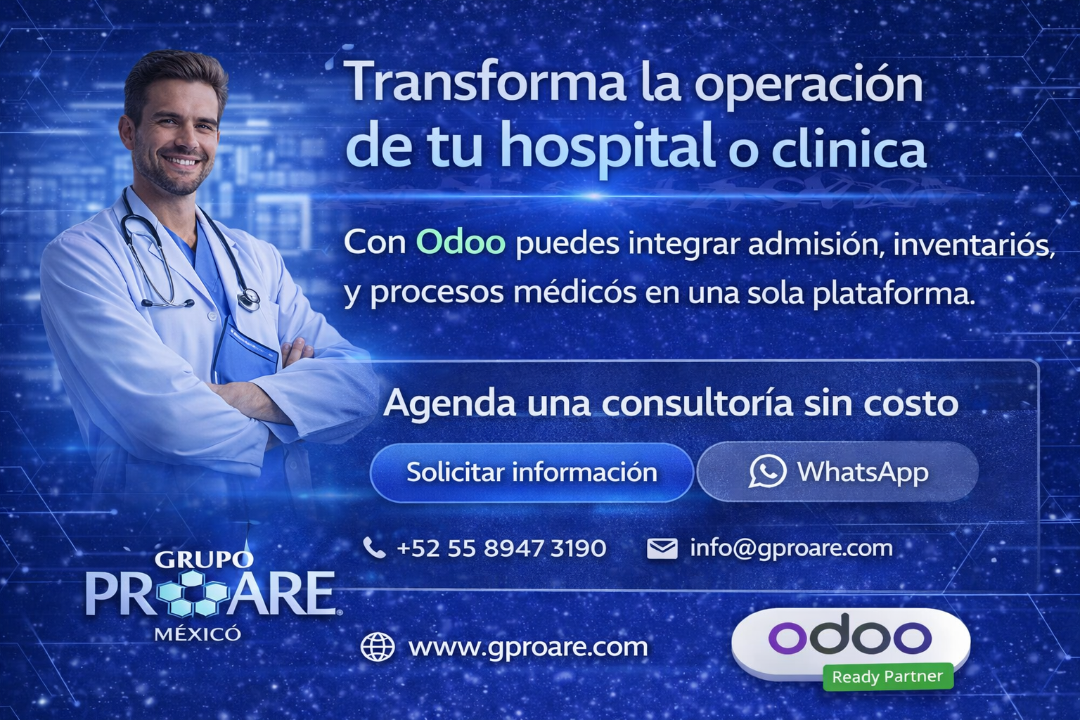 CTA Odoo Grupo Proare
