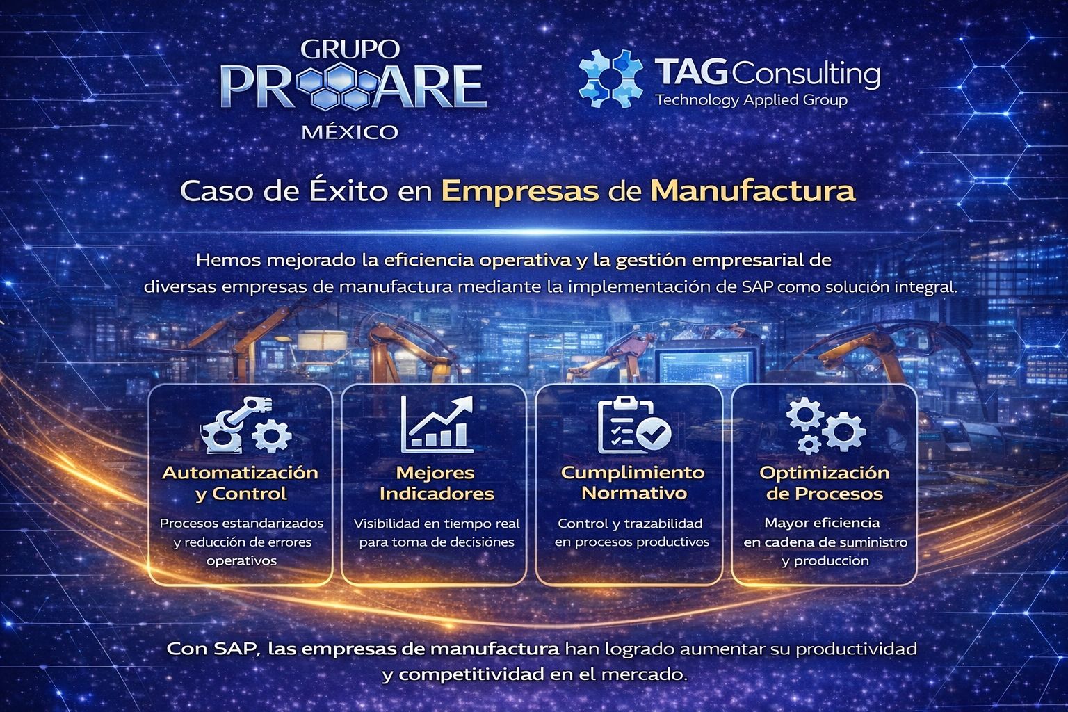 Caso de éxito SAP manufactura